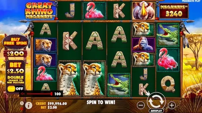 Great Rhino Megaways Screenshot