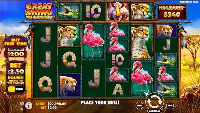 Great Rhino Megaways Screenshot